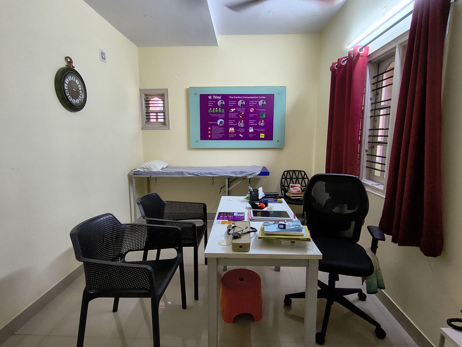 Consultation room at Trini Healthcare